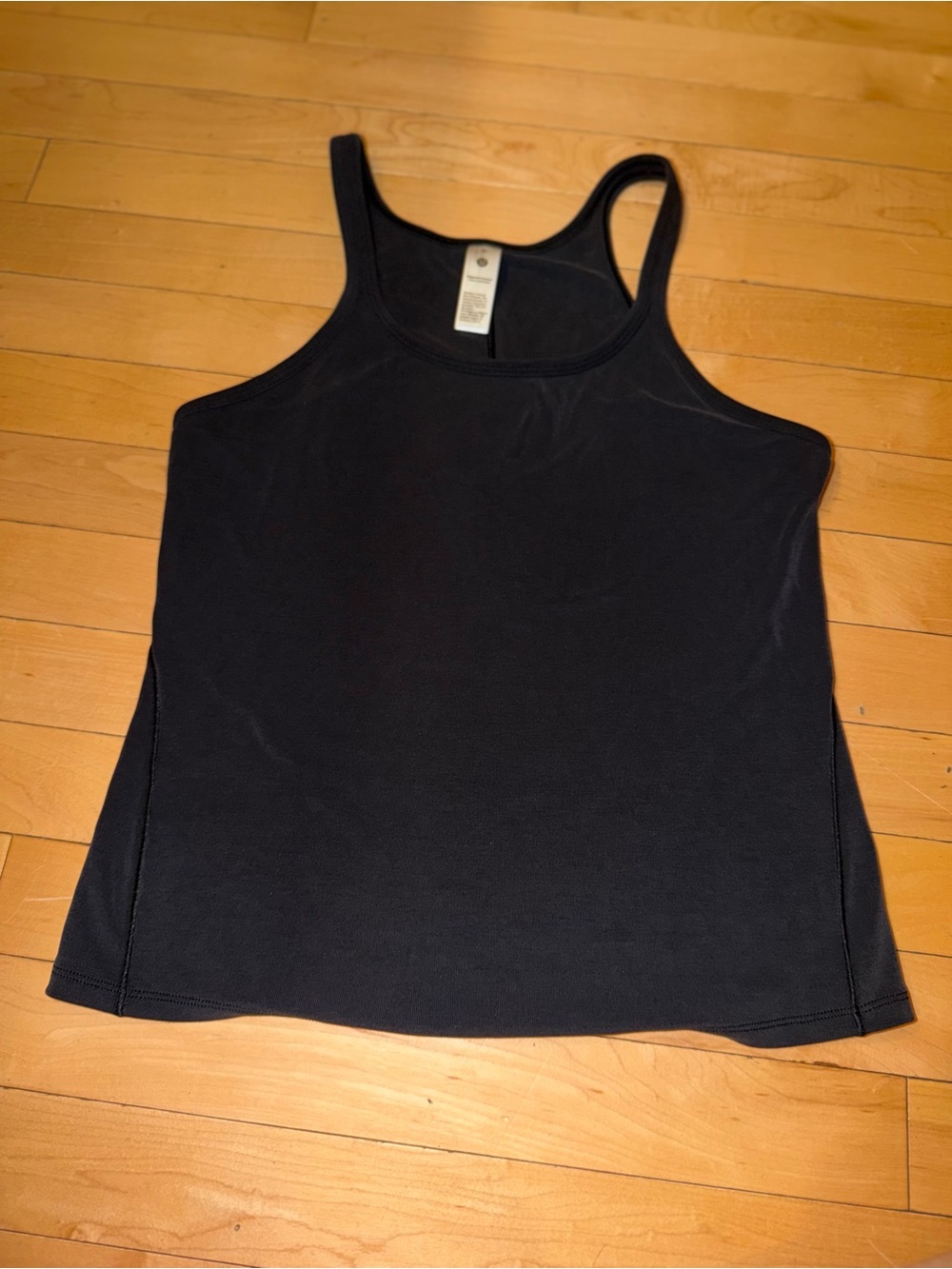 Lululemon Drapey Softstreme Tank Top Black Medium Like New